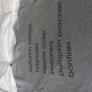 Woman's fall Tshirt